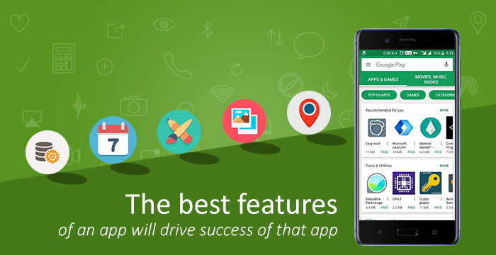Best features of a mobile app